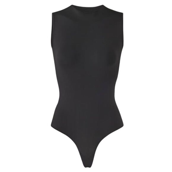 SKIMS Raw High Crew Neck Gunmetal Gray Bodysuit Sz 4X/5X NWOT - Picture 15 of 16